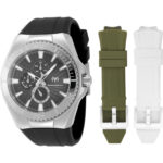 TECHNOMARINE SET CRUISE BLACK SILVER BLACK WG TM-124017