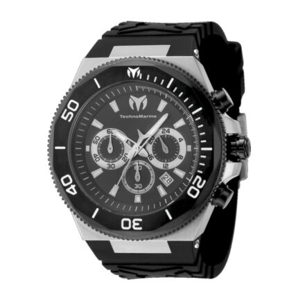 TECHNOMARINE OCEAN MANTA NEW BLACK SILVER TM-224014