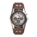 FOSSIL COACHMAN BROWN SILVER CH2565