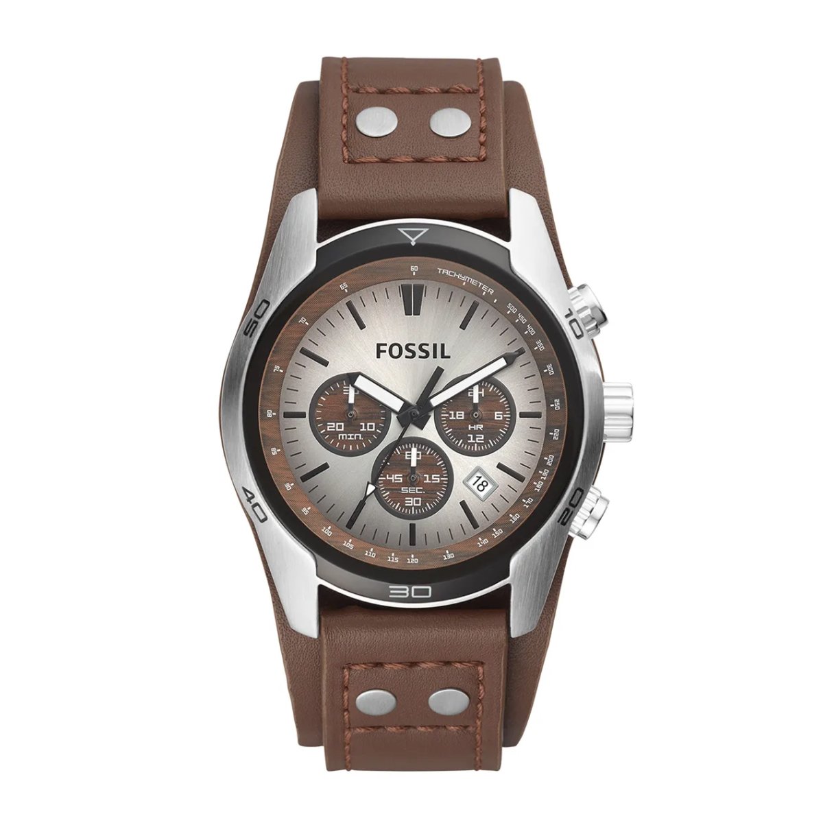 CH2565 FOSSIL COACHMAN BROWN SILVER CH2565 - Imagen 1