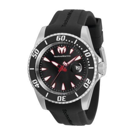 TECHNOMARINE SEA MANTA BLACK SILVER RED TM-220113