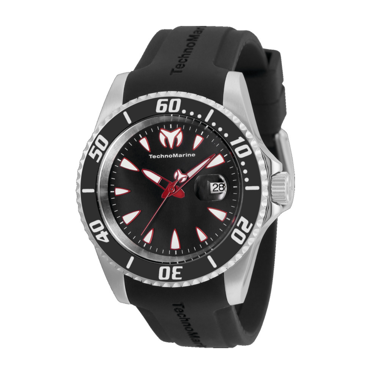 TM-220113 TECHNOMARINE SEA MANTA BLACK SILVER RED TM-220113 - Imagen 1