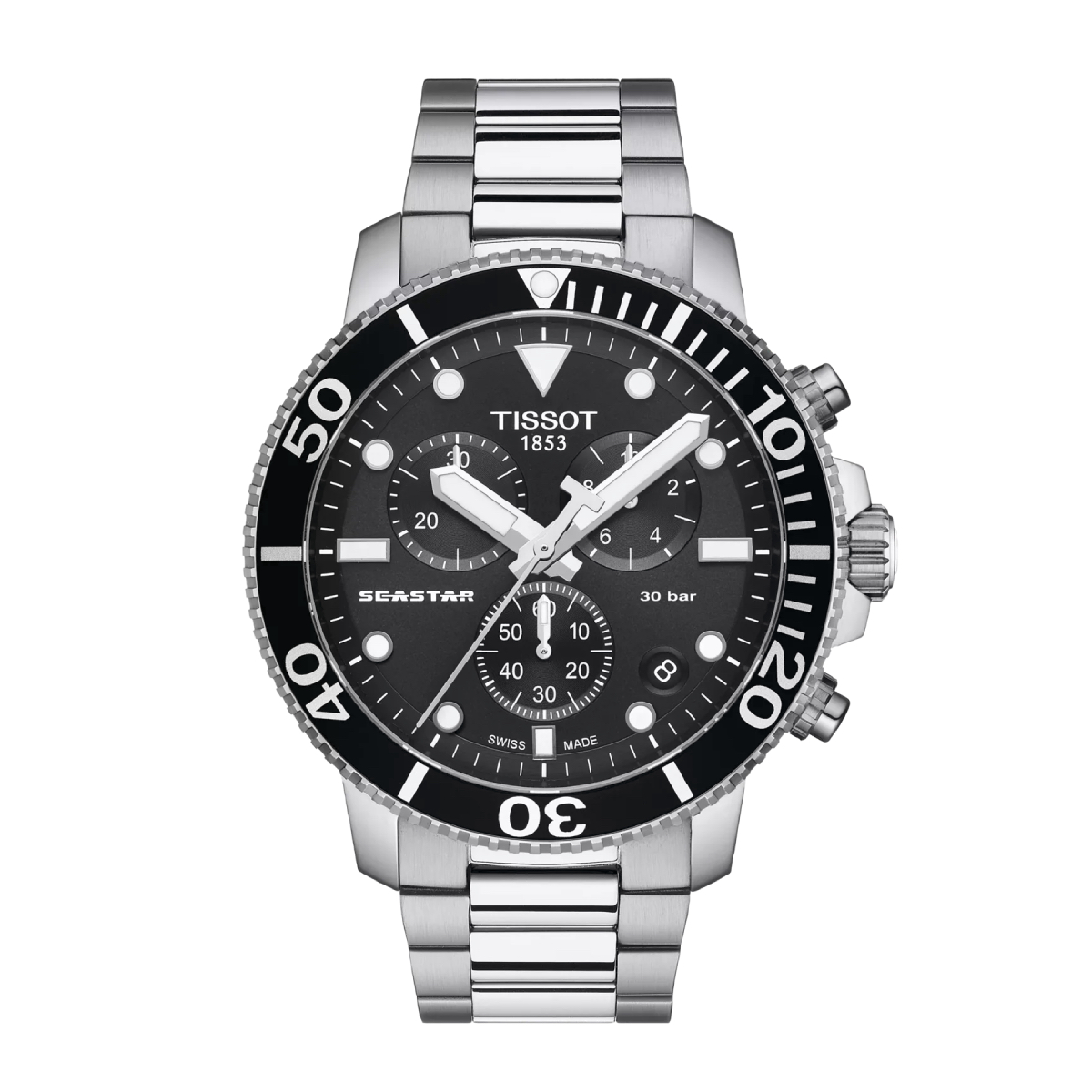 T1204171105100 TISSOT SEASTAR SILVER BLACK T1204171105100 - Imagen 1