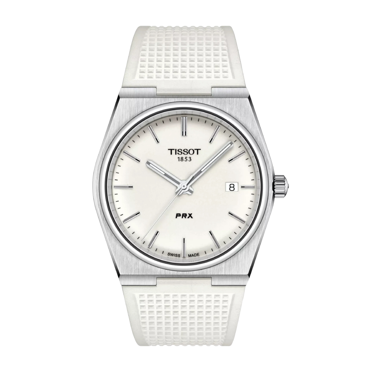 T1374101701100 TISSOT PRX WHITE SILVER T1374101701100 - Imagen 1