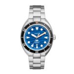 FOSSIL BREAKER SILVER BLUE FS6064