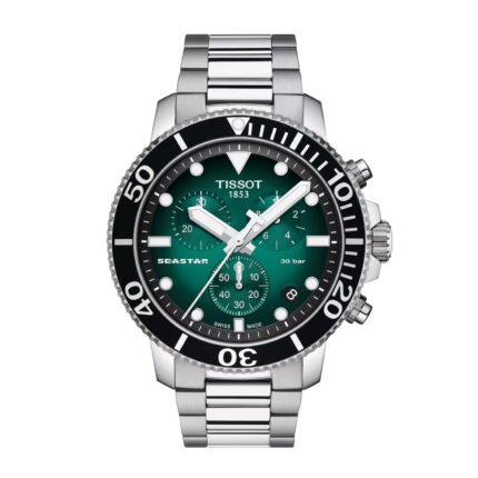 TISSOT SEASTAR SILVER BLACK GREEN T1204171109101