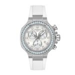 TISSOT T-RACE LADY WHITE SILVER T1418179711100