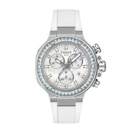 TISSOT T-RACE LADY WHITE SILVER T1418179711100