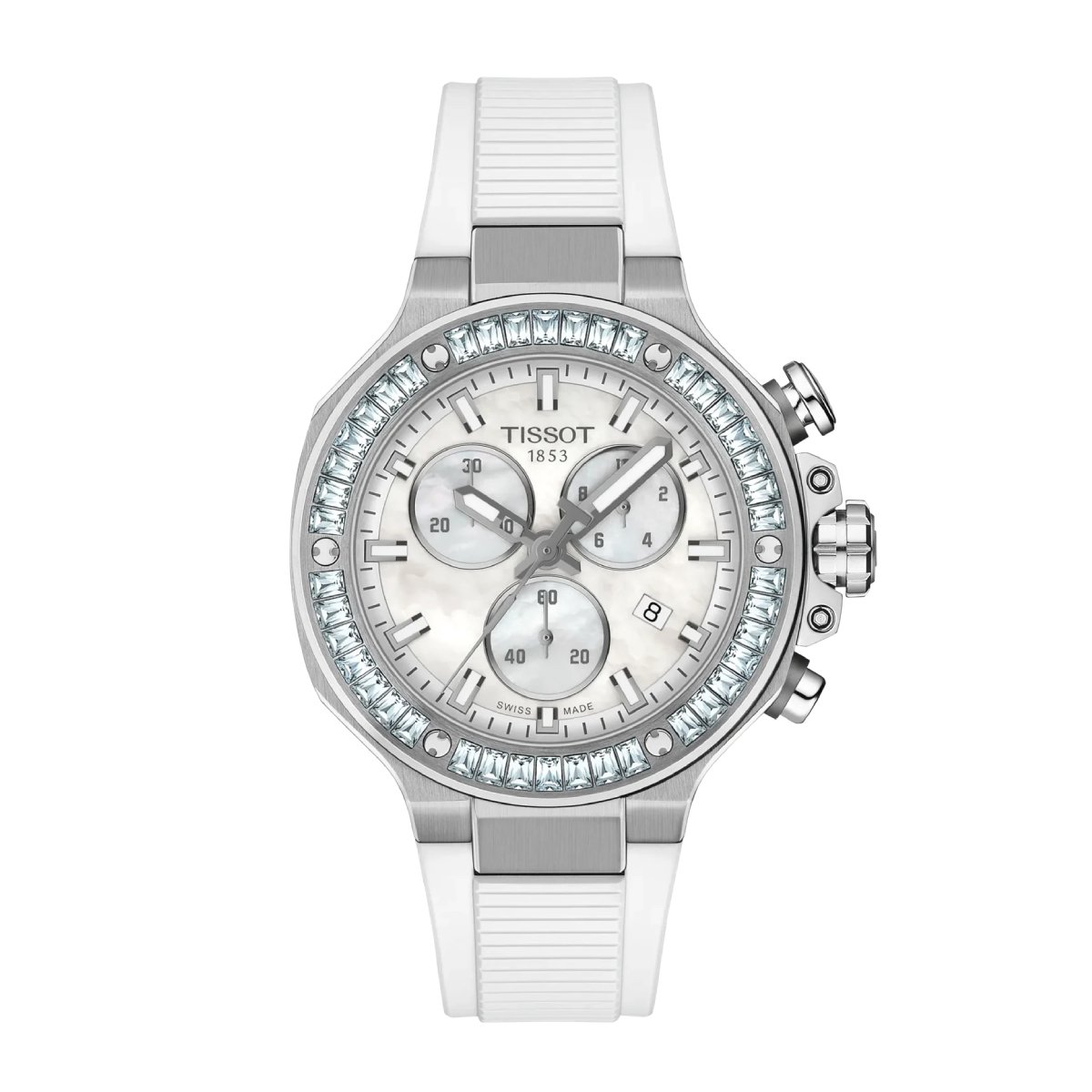 T1418179711100 TISSOT T-RACE LADY WHITE SILVER T1418179711100 - Imagen 1
