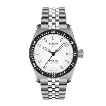 TISSOT PRX516 POWERMATIC 80 SILVER WHITE T1494071103100