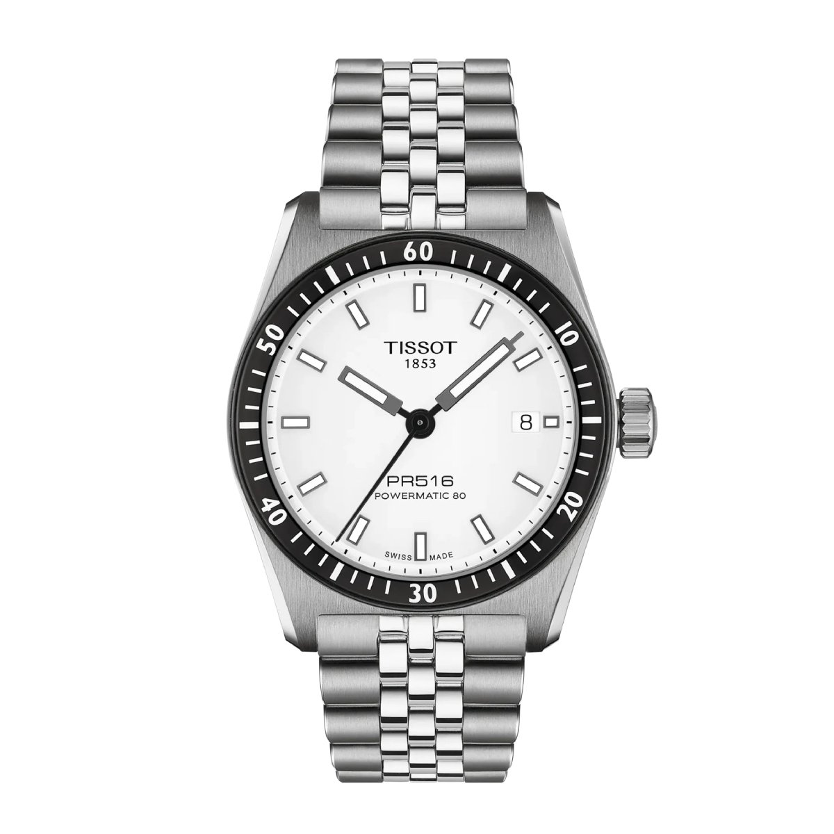 T1494071103100 TISSOT PRX516 POWERMATIC 80 SILVER WHITE T1494071103100 - Imagen 1